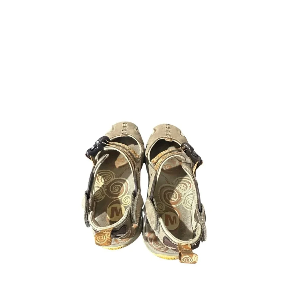 Merrell Siren Ginger Mary Jane performance footwear womens Beige Vibram Sz 6